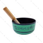 کاسه تبتی سبز سایز 1