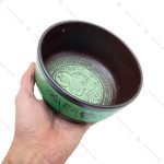 کاسه تبتی سبز سایز 1
