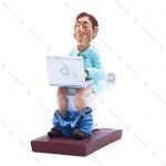 مجسمه دکوری رزین طرح Businessman