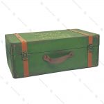 چمدان چوبی سایز بزرگ سبز کله غازی