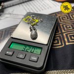 گردنبند نقره زنانه طرح آناناس 3.20 گرمی