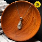گردنبند نقره زنانه طرح آناناس 3.20 گرمی