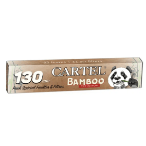کاغذ سیگار دست پیچ کارتل Cartel 130cm+Tips Bamboo