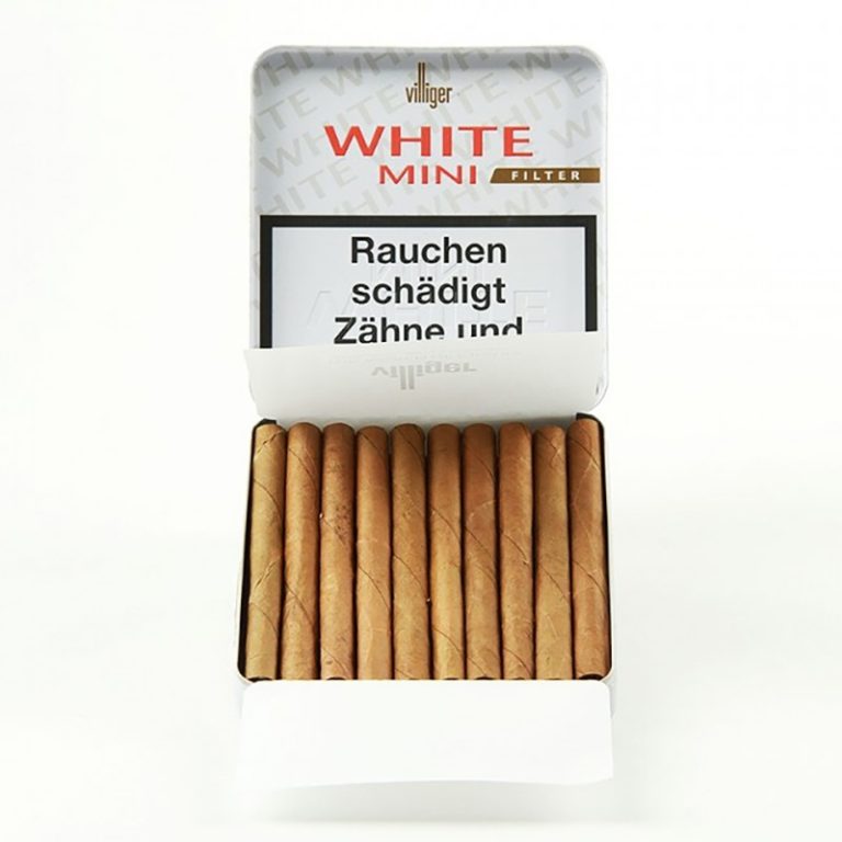 سیگار برگ فیلتر مینی سفید Villiger White Mini Filter