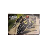 پلاک فلزی سه موتورسوار Three Motorcyclists Metal Plate