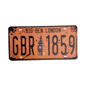 پلاک فلزی لندن Metal Plate