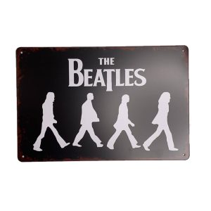 پلاک فلزی بیتلس Beatles Metal Plate
