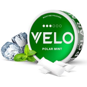 نیکوتین خوراکی آدامس نعنا یخ Velo Polar Mint Nicotine Punch