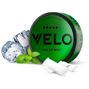 نیکوتین خوراکی آدامس نعنا یخ Velo Polar Mint Nicotine Punch