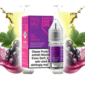 پاد سالت بلک کرنت انگور لیموناد Pod Salt Pink Purple Lemonade