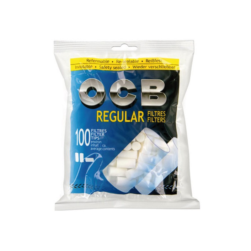فیلتر سیگار دست پیچ 100 عددی OCB Regular